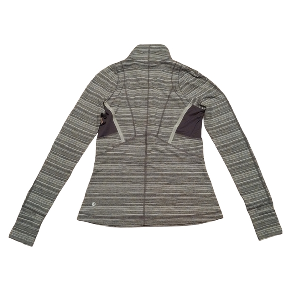 Lululemon Pacesetter Pullover Coal Strata Stripe - Picture 4 of 7